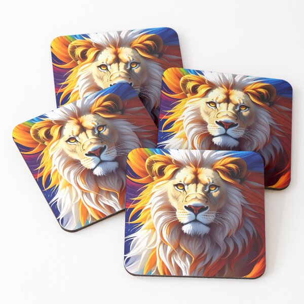 Item preview, Splash multicolored art a lion head. designed and sold by IuriiVlasenko.