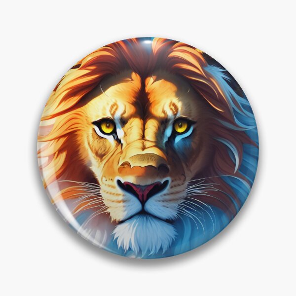 Artikelvorschau, Splash multicolored art a lion head. entworfen und verkauft von IuriiVlasenko.