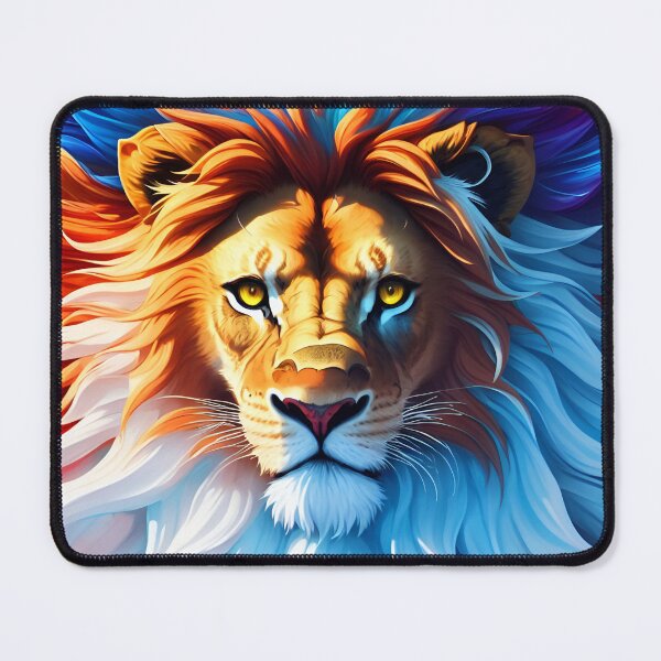 Artikelvorschau, Splash multicolored art a lion head. entworfen und verkauft von IuriiVlasenko.