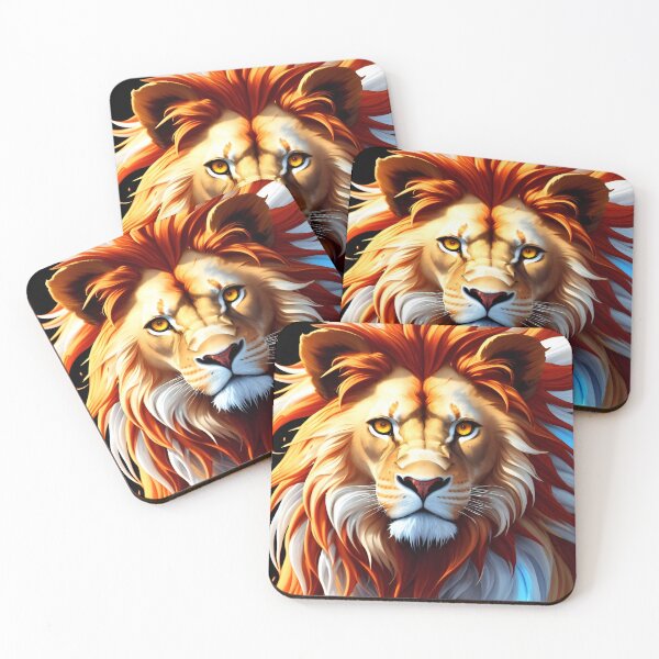 Item preview, Splash multicolored art a lion head. designed and sold by IuriiVlasenko.