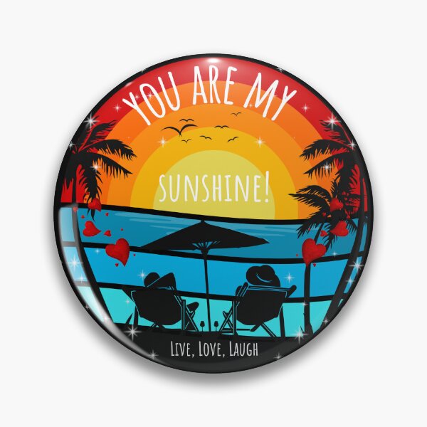 Item preview, ¡Eres mi sol! Puesta de sol y palmeras - Vive el amor ríe designed and sold by ArleDesign.