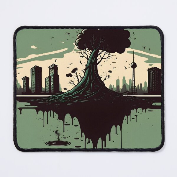 Item preview, Polluted World designed and sold by AgitProPrints.