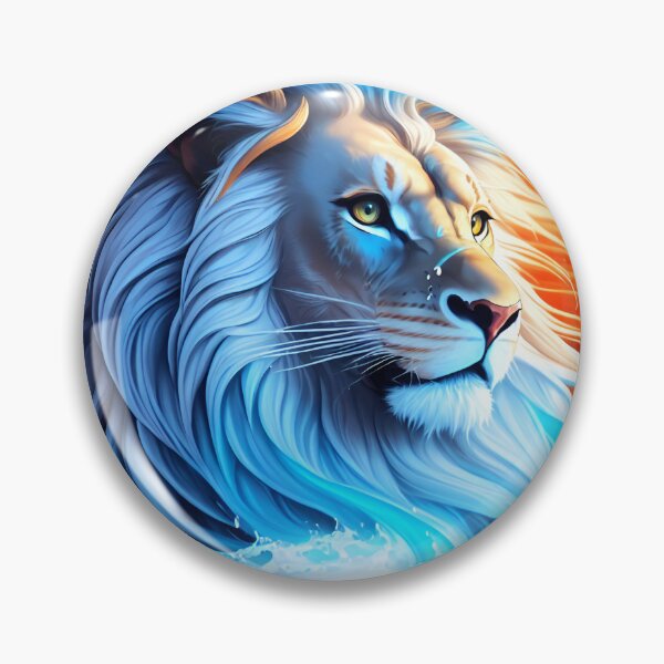 Artikelvorschau, Splash multicolored art a lion head. entworfen und verkauft von IuriiVlasenko.