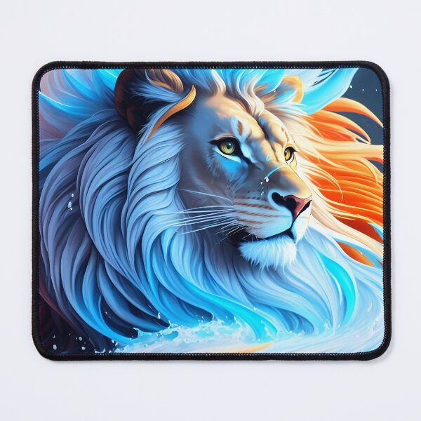 Artikelvorschau, Splash multicolored art a lion head. entworfen und verkauft von IuriiVlasenko.
