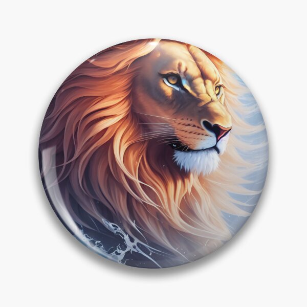 Artikelvorschau, Splash multicolored art a lion head. entworfen und verkauft von IuriiVlasenko.