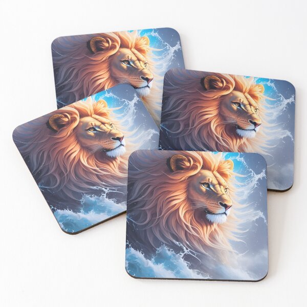 Item preview, Splash multicolored art a lion head. designed and sold by IuriiVlasenko.
