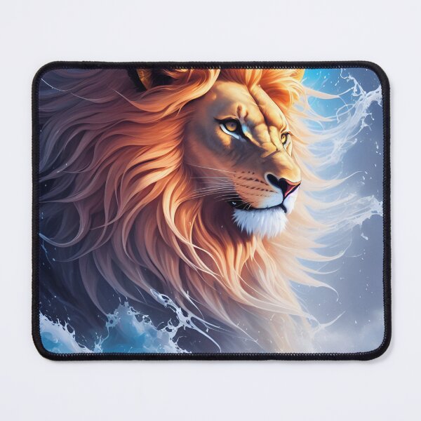 Artikelvorschau, Splash multicolored art a lion head. entworfen und verkauft von IuriiVlasenko.