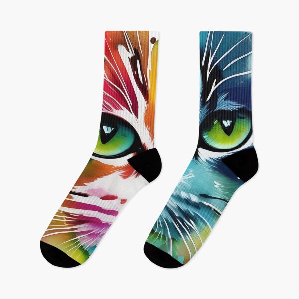 Item preview, Cute adorable colorful cat designed and sold by REALDesign-Shop.