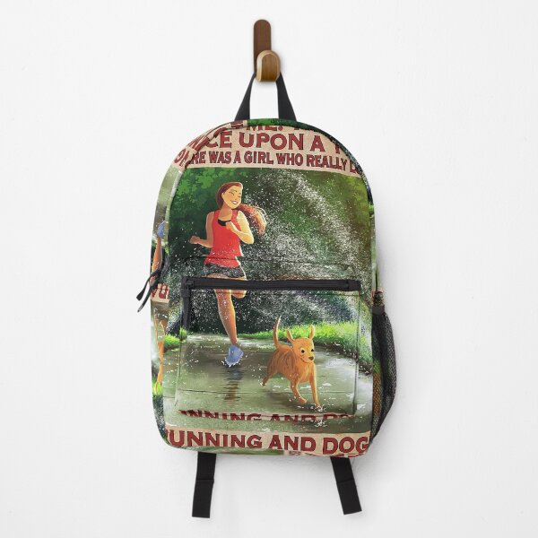 Item preview, RUNNING Once Upon A Time there was a girl who really loved running and dogs designed and sold by SameeraDammeyer.