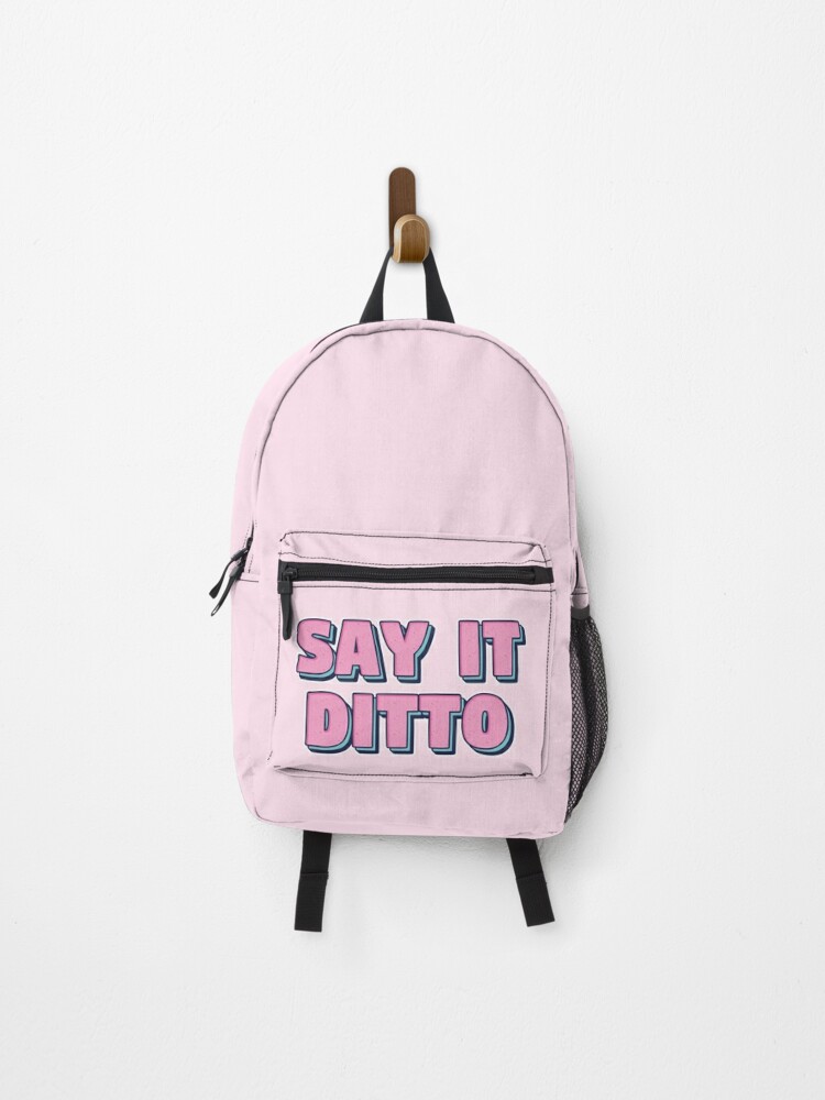 New Jeans Newjeans say it ditto lyrics song text bunnies tokki | Morcaworks  | Backpack