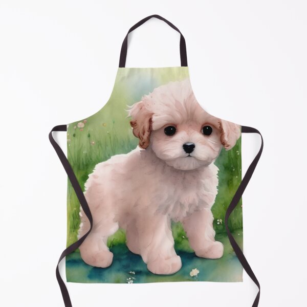 Item preview, Cute Maltipoo Puppy Art 4 designed and sold by cutiepeaupies.