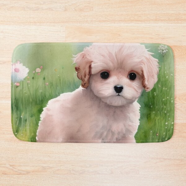 Item preview, Cute Maltipoo Puppy Art 4 designed and sold by cutiepeaupies.