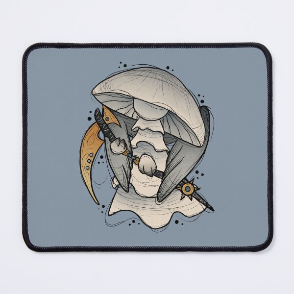 Item preview, Destroying Angel Mushroom designed and sold by TinyKatCreative.
