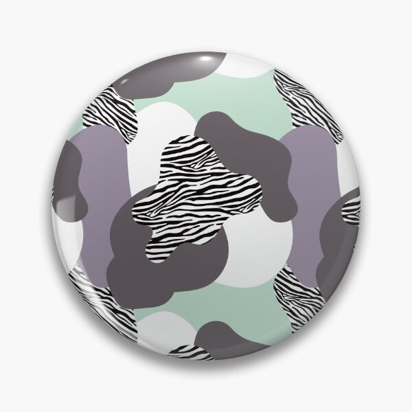 Item preview, Zebra blobs pattern II designed and sold by OddlyInk.