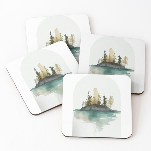 Item preview, Isle Royale National Park Boho Watercolor Arch designed and sold by PikoApparel.