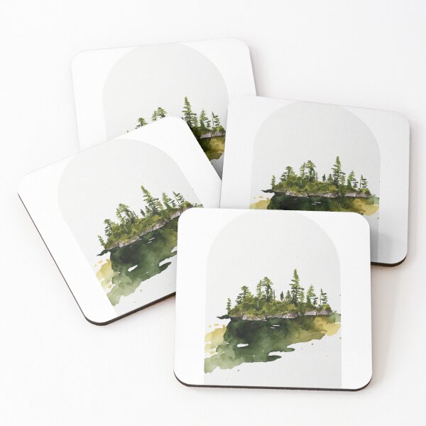 Item preview, Isle Royale National Park Boho Watercolor Arch designed and sold by PikoApparel.