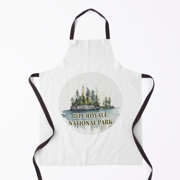 Item preview, Isle Royale National Park Boho Watercolor Circle designed and sold by PikoApparel.
