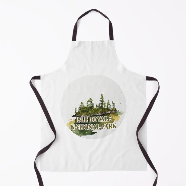 Item preview, Isle Royale National Park Boho Watercolor Circle designed and sold by PikoApparel.