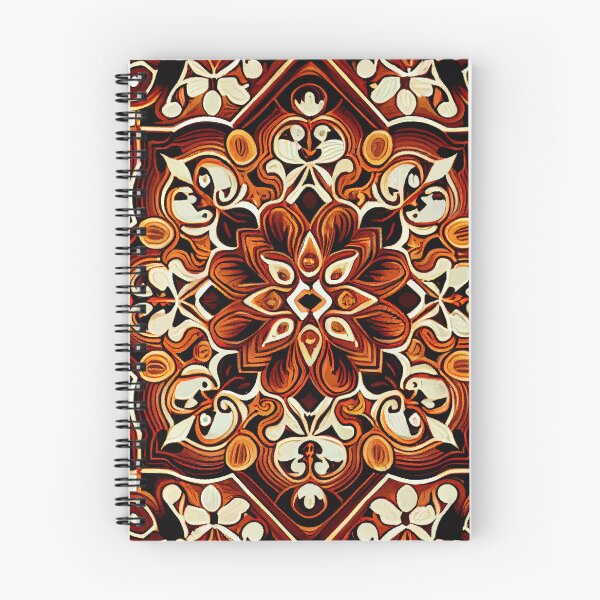 Item preview, Brown Brilliant New Mediterranean Pattern Digital Painting designed and sold by CodeAndColors.