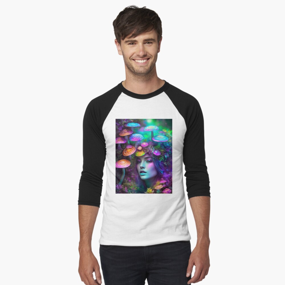 Item preview, Baseball ¾ Sleeve T-Shirt designed and sold by PsychedelicPsyc.