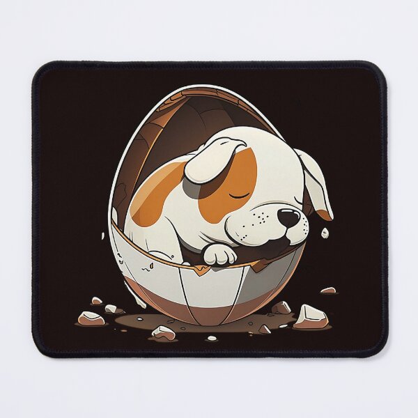 Item preview, a sleepy dog in The egg designed and sold by Cheeeeky.