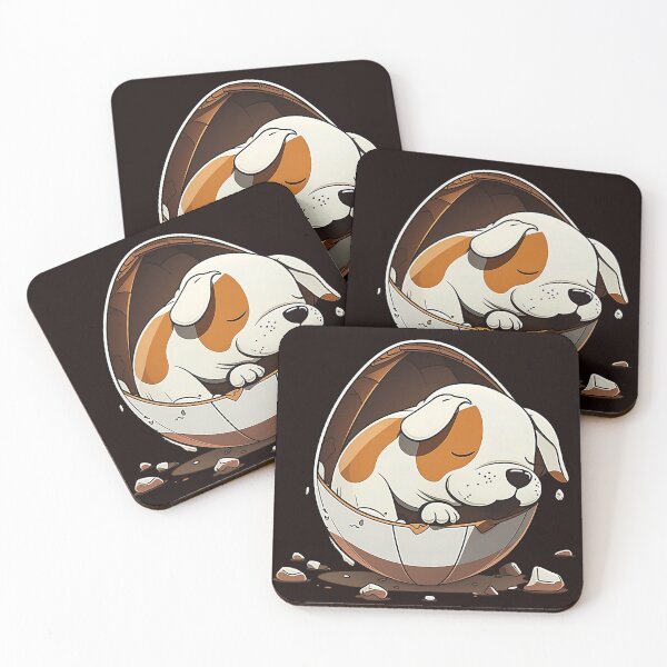 Item preview, a sleepy dog in The egg designed and sold by Cheeeeky.