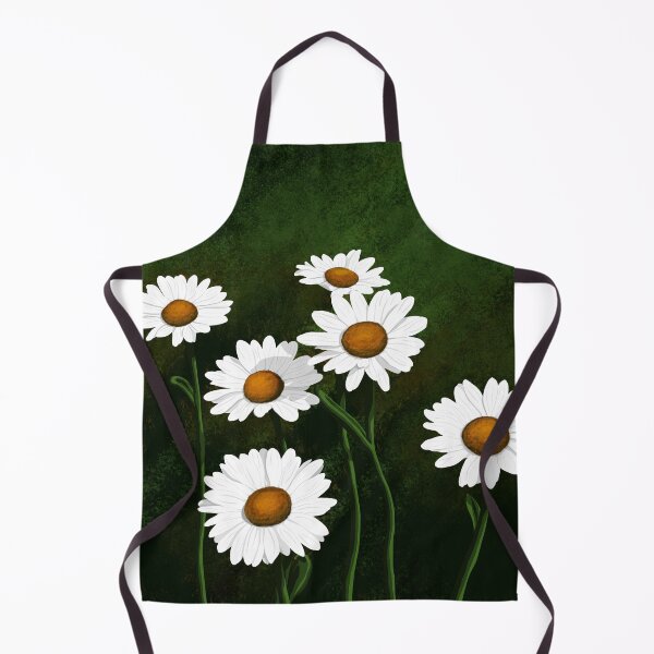 Item preview, White daisy flowers designed and sold by anycolorart.