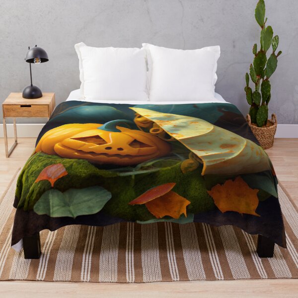 Item preview, Tortilla and Pumpkin in the Garden Digital Painting designed and sold by CodeAndColors.