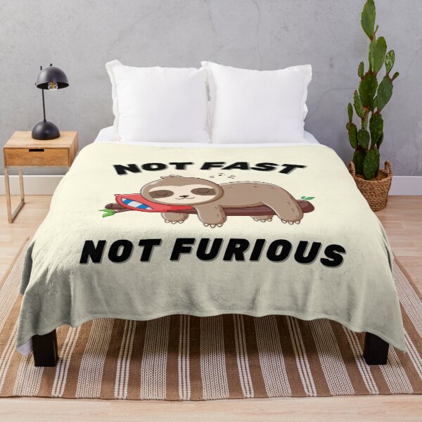 Item preview, Not Fast, Not Furious Sloth designed and sold by ZingAndPep.
