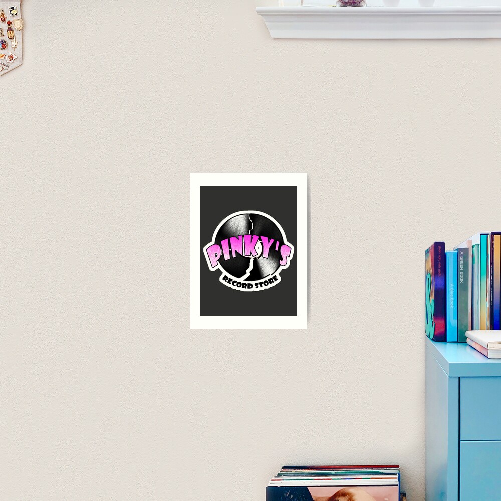 "Pinky's Record store" Art Print for Sale by JTK667 Redbubble