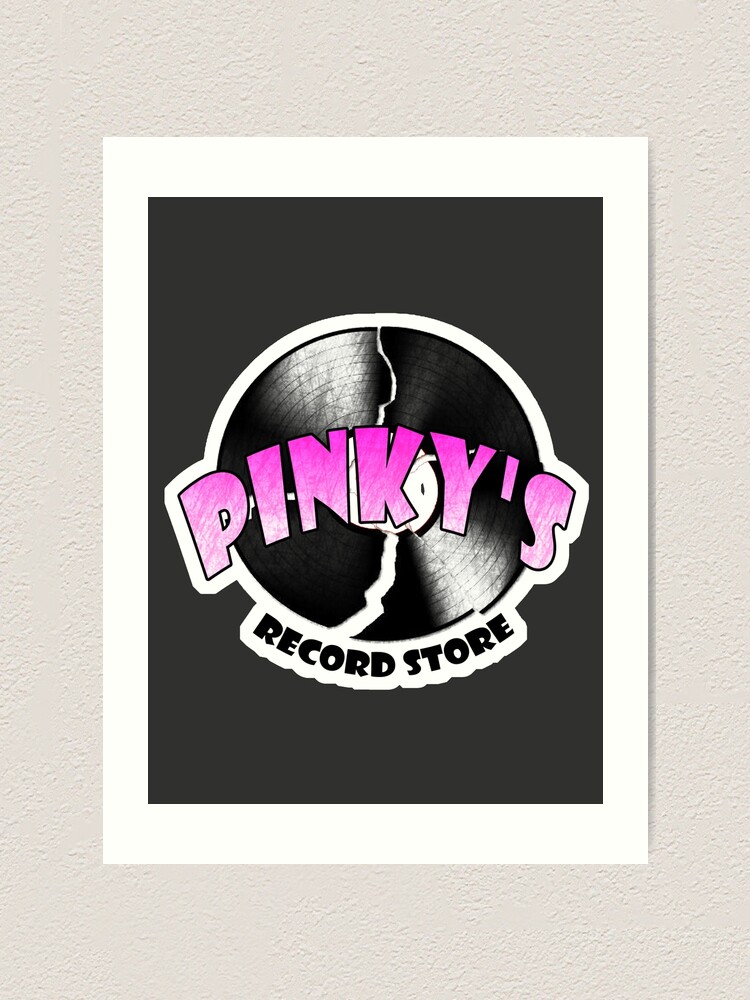 "Pinky's Record store" Art Print for Sale by JTK667 Redbubble