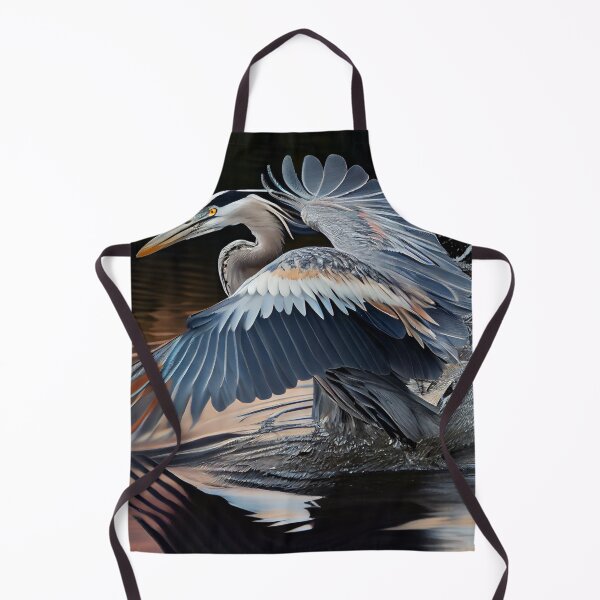 Artikelvorschau, A Herons Quipped Swerve Digital Painting entworfen und verkauft von CodeAndColors.