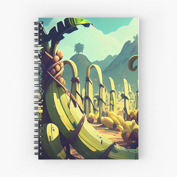 Item preview, Valley of Bananas and Fiddlesticks Digital Painting designed and sold by CodeAndColors.
