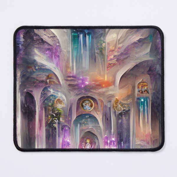 Item preview, twilight, temple, frescoes, angels, purple flame designed and sold by Maria Mihailova.