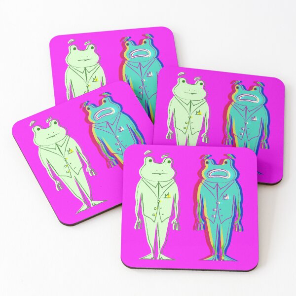 Item preview, two frogs in disbelief designed and sold by HIPPMI.
