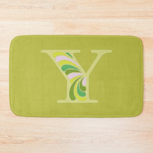 Item preview, Letter Y Fancy Monogram Hippie Initial Lime designed and sold by everything4eva.