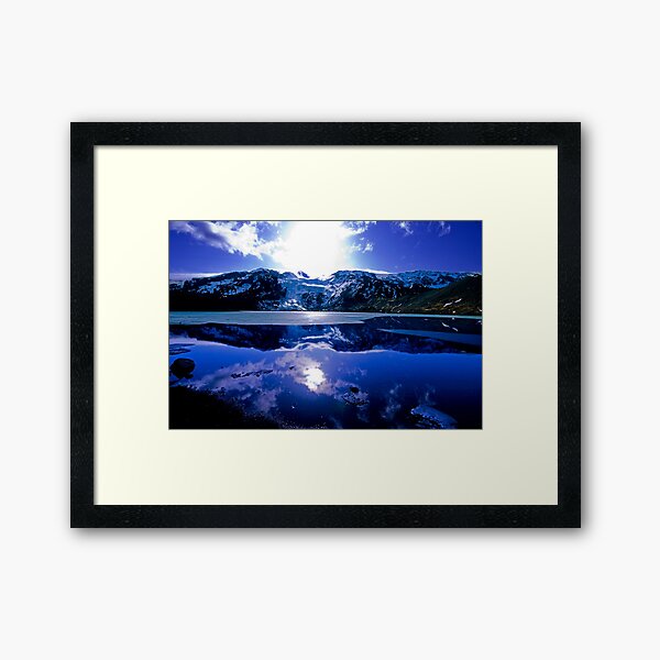 Glacier Framed Art Print
