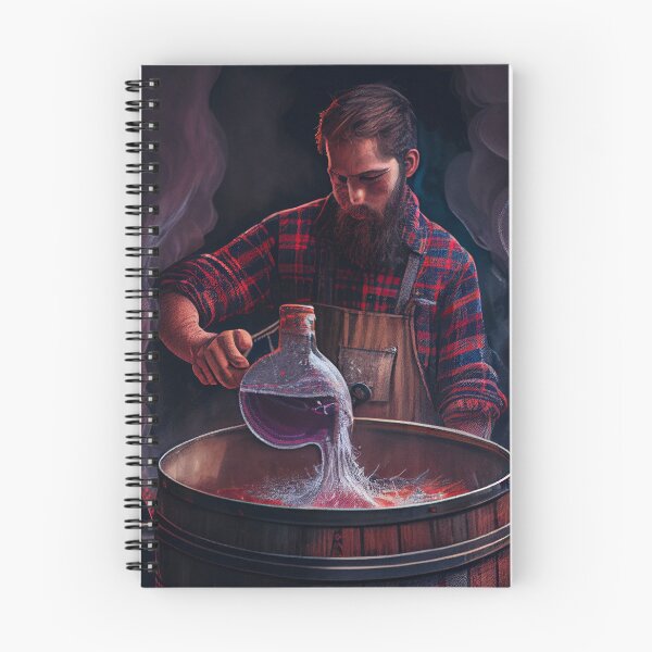 Item preview, Brewing in Flannel Digital Painting designed and sold by CodeAndColors.
