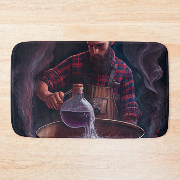 Item preview, Brewing in Flannel Digital Painting designed and sold by CodeAndColors.