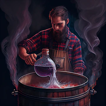 Vorschaubild zum Design Brewing in Flannel Digital Painting von CodeAndColors