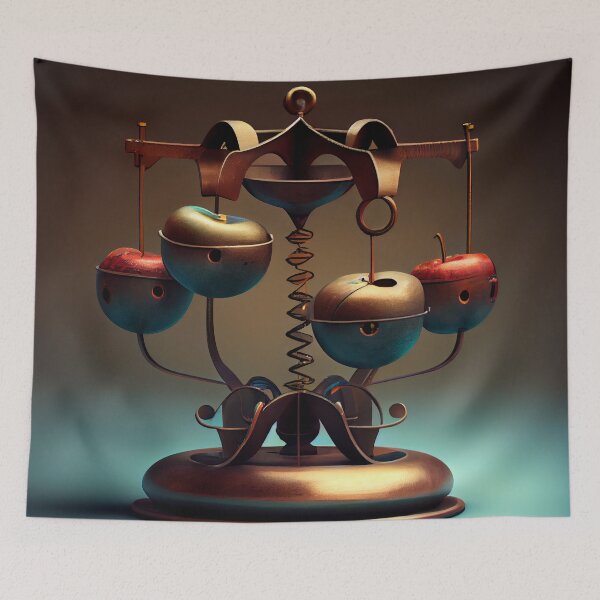 Item preview, Torqueing the Jujube Apparatus Digital Painting designed and sold by CodeAndColors.