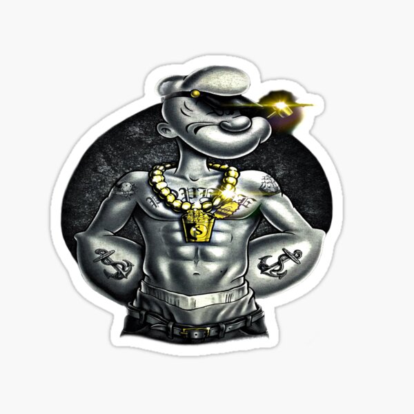 Popeye Stickers | Redbubble