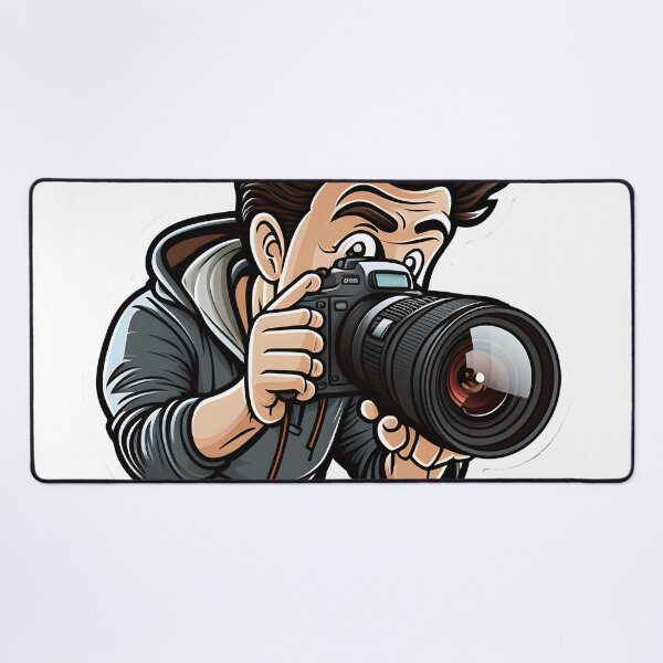 Item preview, Photographer Cartoon designed and sold by AgitProPrints.
