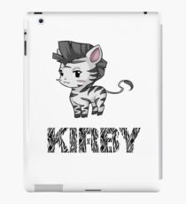 Zebra Kirby iPad Case/Skin