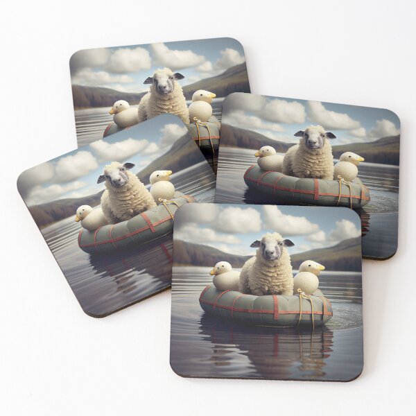 Item preview, Spur Raft and Fluff Digital Painting designed and sold by CodeAndColors.