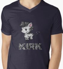 Zebra Kirk Men's V-Neck T-Shirt