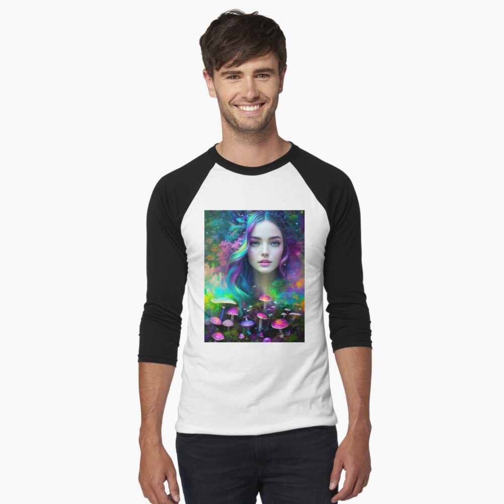 Item preview, Baseball ¾ Sleeve T-Shirt designed and sold by PsychedelicPsyc.