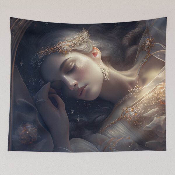 Item preview, Exquisite Slumbers Glistening Dalliance Digital Painting designed and sold by CodeAndColors.