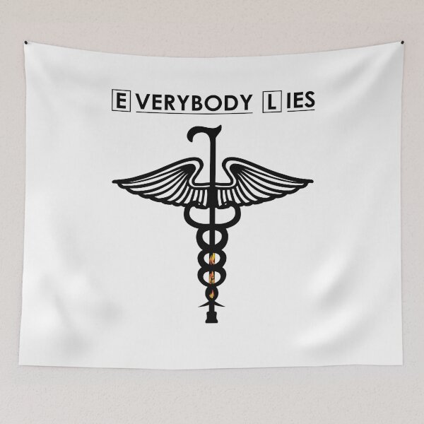 Item preview, EVERYBODY LIES BLACK designed and sold by 007leon.