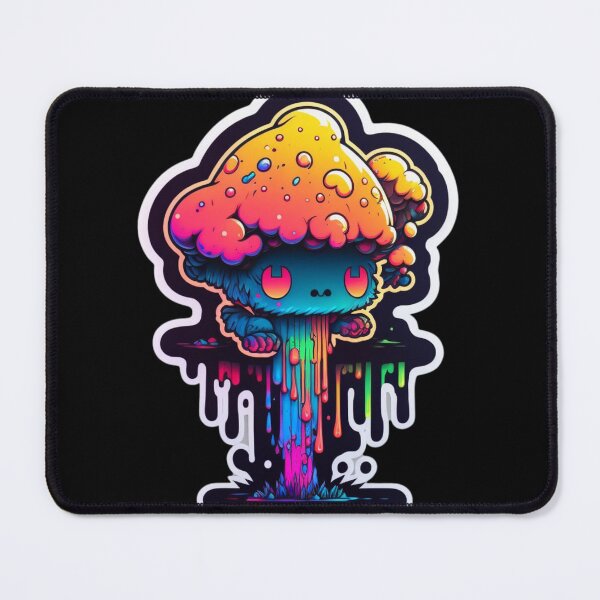 Item preview, Creepy and Cute Murder Mushroom Person Sticker in Chibi Style! designed and sold by kfir marco.